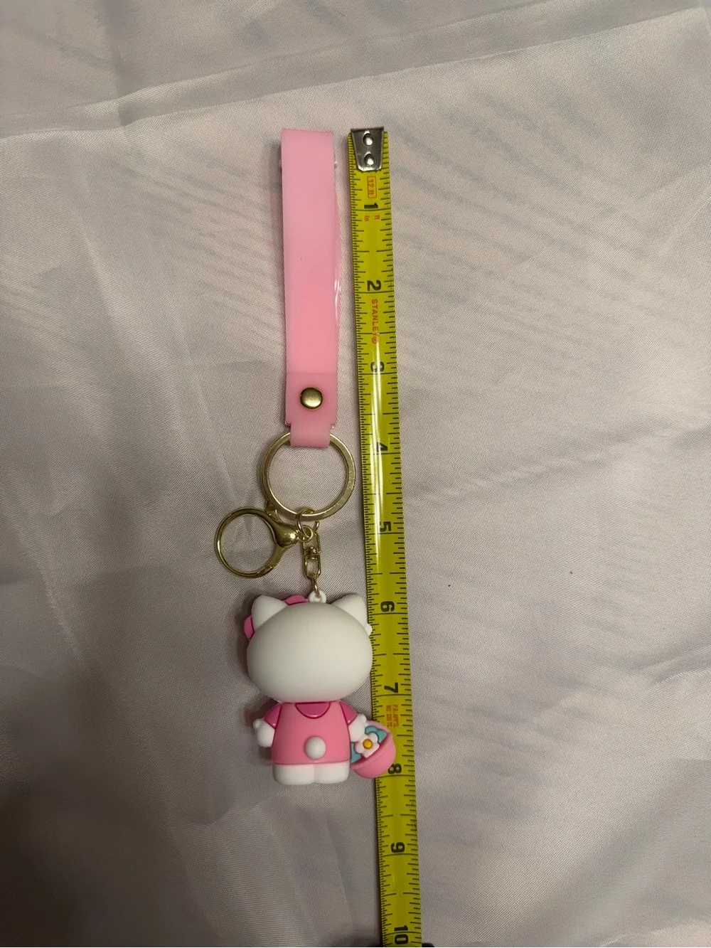 Hello Kitty Pink Floral Keychain/wristlet